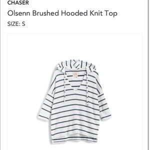 Stitch Fix top. Blue and white top hoodie size small